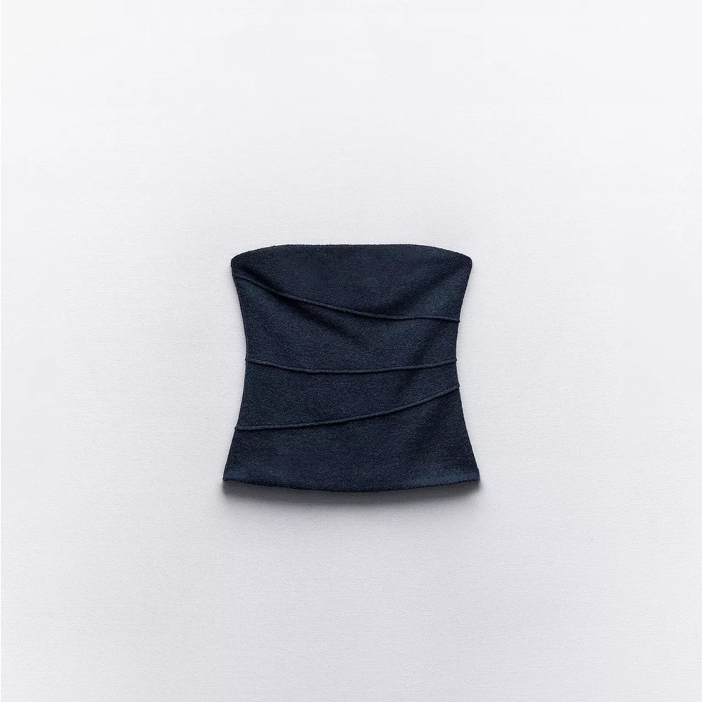 Zara Black Strapless Top